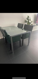 Metaform Dining Table Glass
