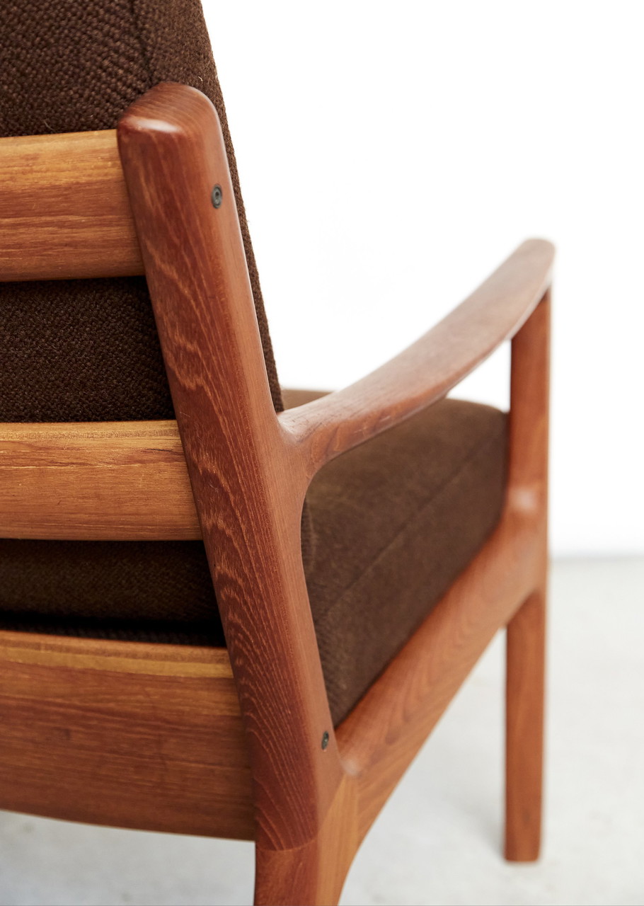 Ole Wanscher Mid-Century Easy Chair 