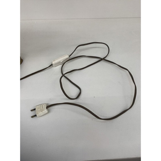 Image 1 of Vintage table lamp base in brass and faux bamboo, 1970