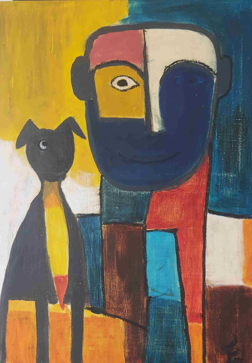 Man with Dog