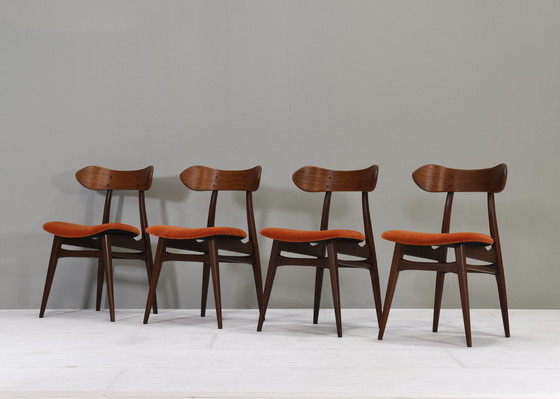 Image 1 of 4x Louis van Teeffelen dining chairs