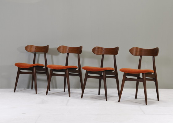 Image 1 of 4x Louis van Teeffelen dining chairs