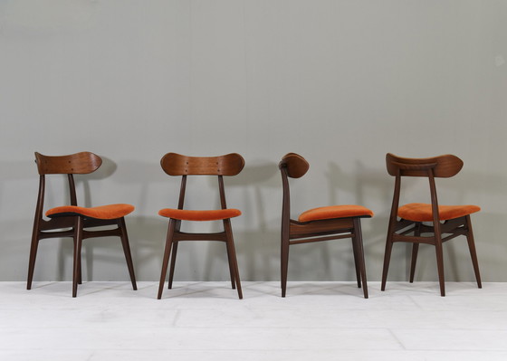 Image 1 of 4x Louis van Teeffelen dining chairs