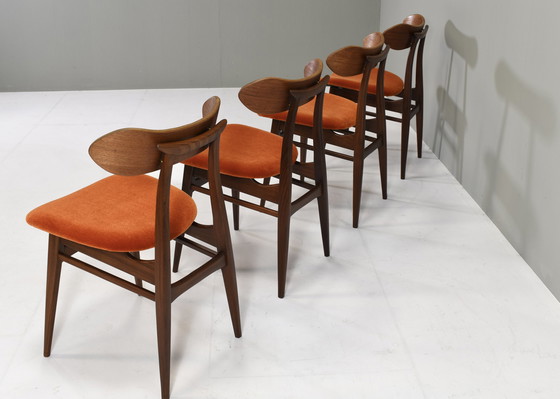 Image 1 of 4x Louis van Teeffelen dining chairs