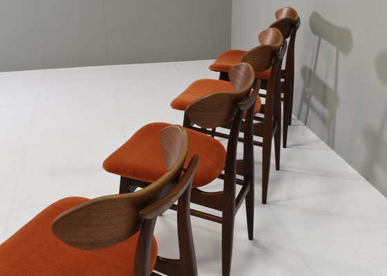 Image 1 of 4x Louis van Teeffelen dining chairs