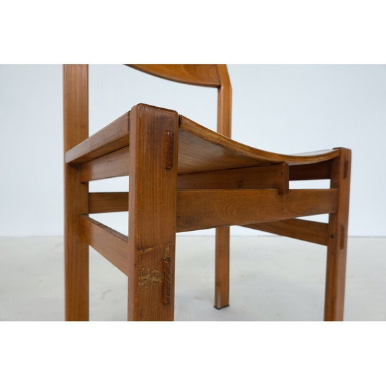 Image 1 of Set of 6 vintage chairs by Giuseppe Rivadossi, Italy 1980