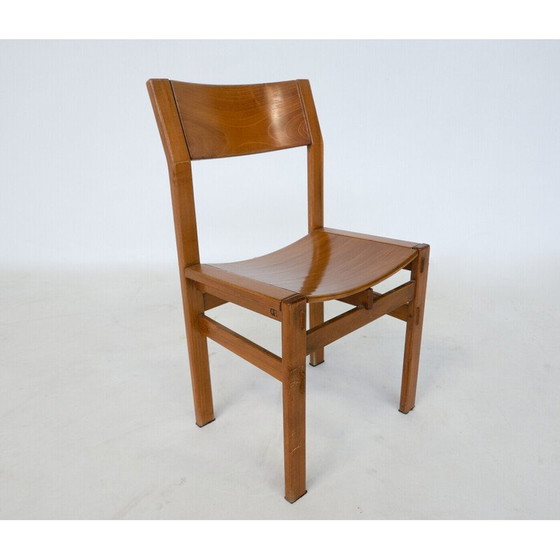 Image 1 of Set of 6 vintage chairs by Giuseppe Rivadossi, Italy 1980