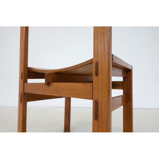 Image 1 of Set of 6 vintage chairs by Giuseppe Rivadossi, Italy 1980