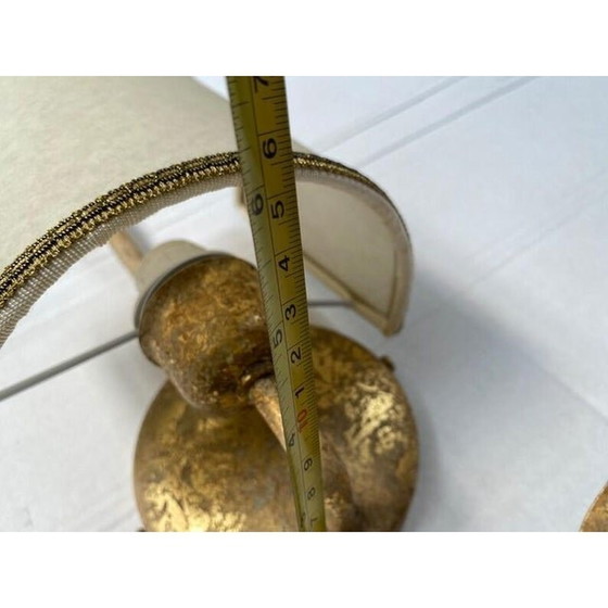 Image 1 of Contemporary Wall Lamp Wall Sconce Florence Style Painted In Gold-Leaf And Clay