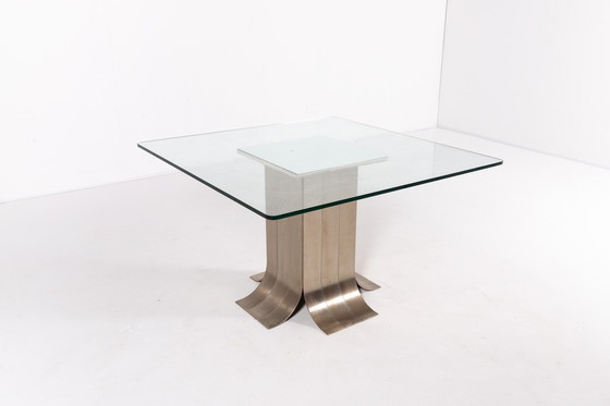 Image 1 of Architectural Italian Design Table, 1970’S