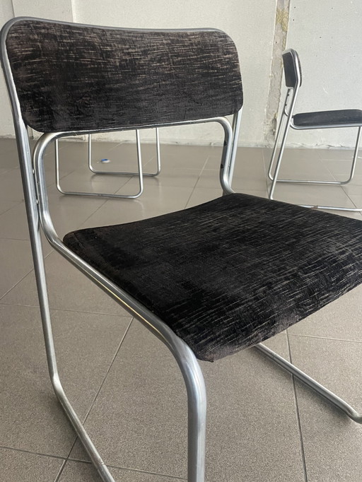 4X Vintage Se09 Chairs By Walter Antonis For Spectrum, Ca70S