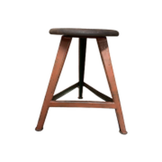 Image 1 of Low Bauhaus Stool, 1940s