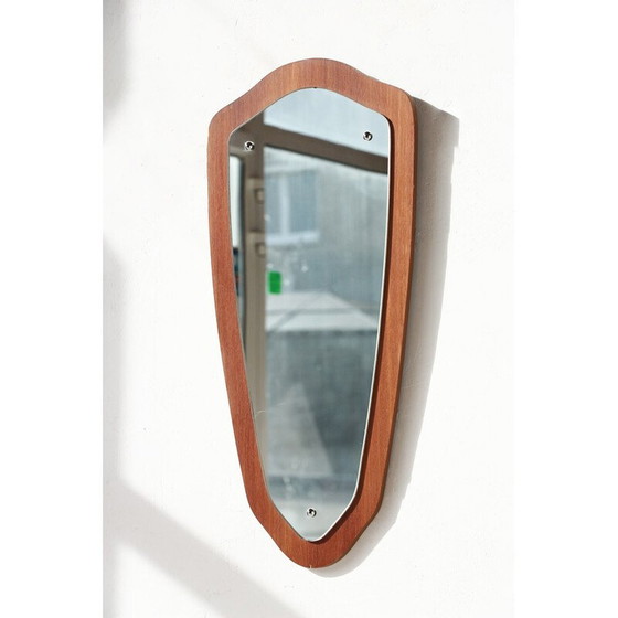Image 1 of Vintage teak mirror, 1960