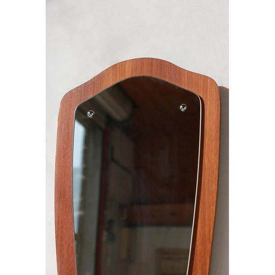 Image 1 of Vintage teak mirror, 1960