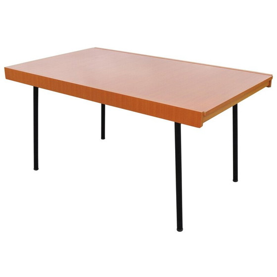 Image 1 of dining table elm, Gerard GUERMONPREZ - 50s