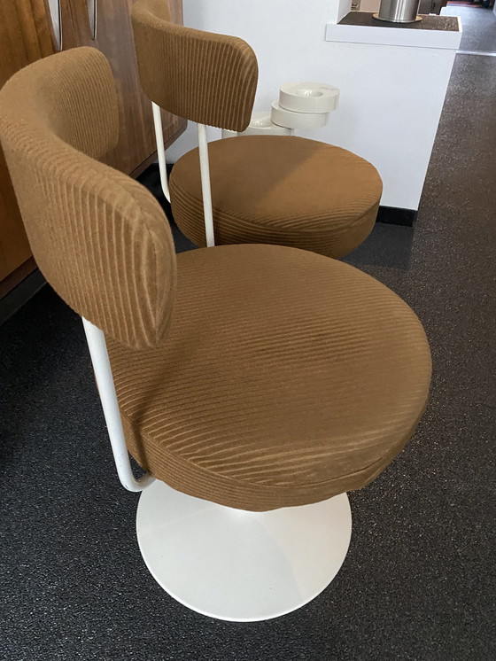 Image 1 of 2 pcs space age swivel chairs