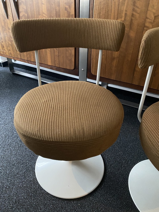 Image 1 of 2 pcs space age swivel chairs