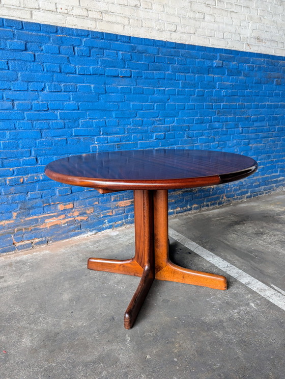 Image 1 of Vintage Dining Table Oval Teak Extendable