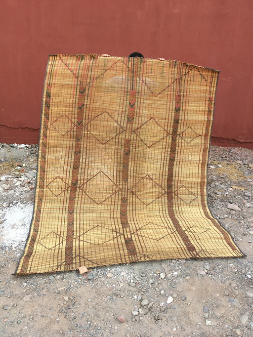 Mauritanian mat Touareg carpet 2.45 X 1.90 M