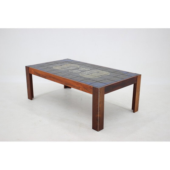 Image 1 of Tavolino da caffè vintage in piastrelle di Mobelintarsia, Danimarca, anni '60
