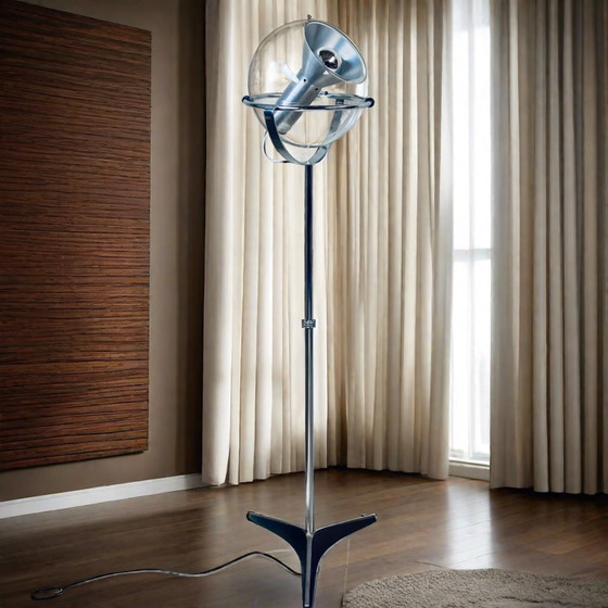 Image 1 of Raak Amsterdam Globe floor lamp by Frank Ligtelijn,1960s