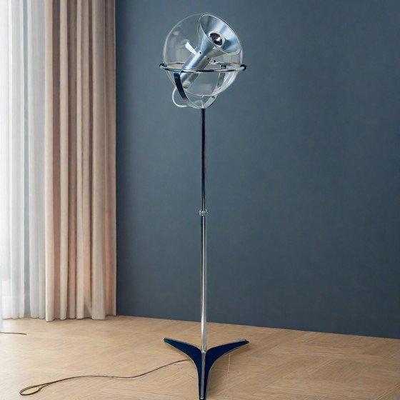 Image 1 of Raak Amsterdam Globe floor lamp by Frank Ligtelijn,1960s