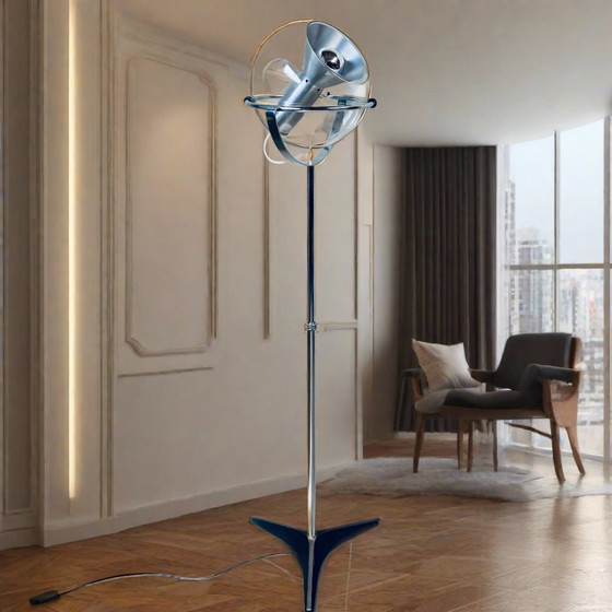 Image 1 of Raak Amsterdam Globe floor lamp by Frank Ligtelijn,1960s