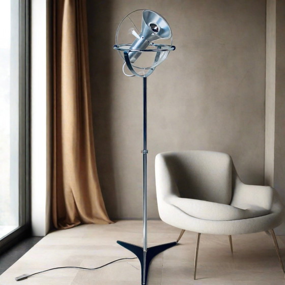 Image 1 of Raak Amsterdam Globe floor lamp by Frank Ligtelijn,1960s