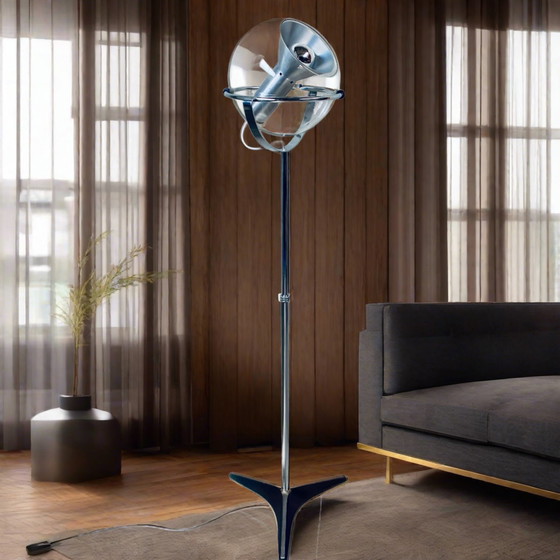 Image 1 of Raak Amsterdam Globe floor lamp by Frank Ligtelijn,1960s