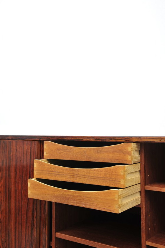 Image 1 of Henry Rosengren Hansen Highboard In Rio Rosewood 1950s