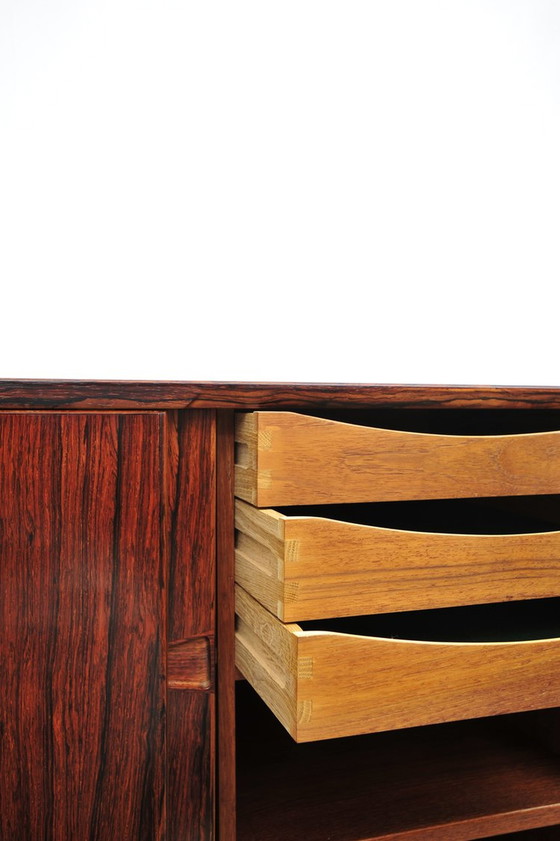 Image 1 of Henry Rosengren Hansen Highboard In Rio Rosewood 1950s