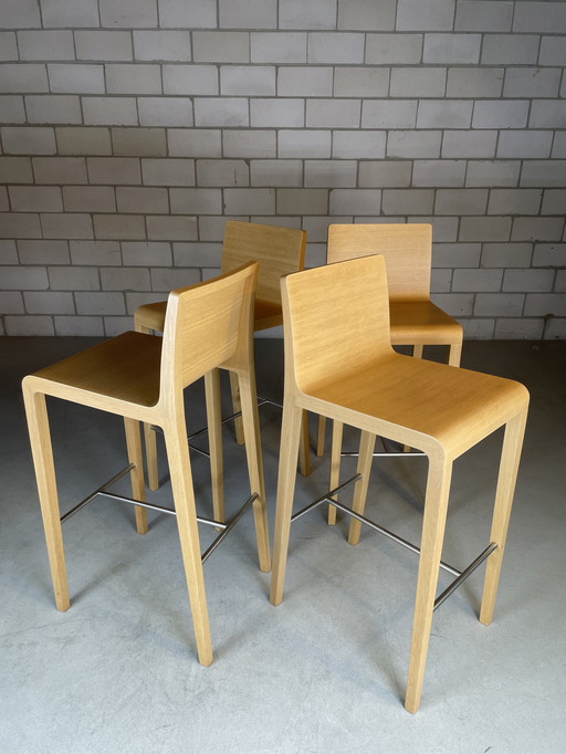 4x Pedrali Barstool Young 426 oak