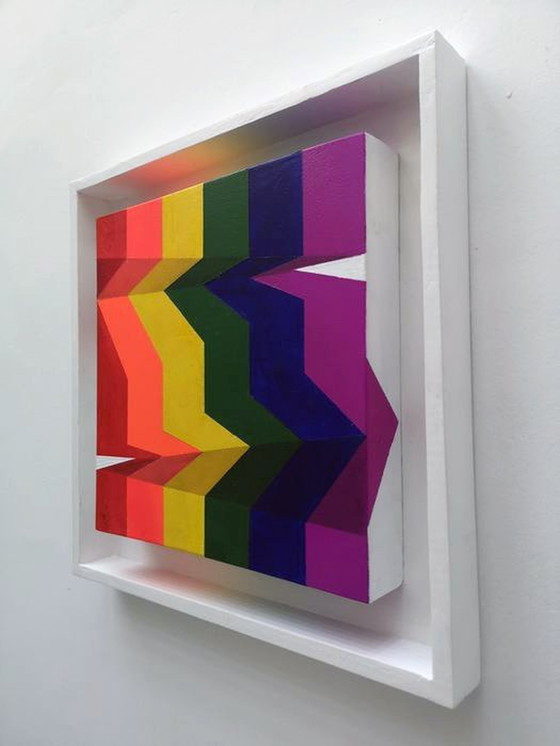 Image 1 of Pittura • Arte cinetica • Amore a colori • Alejandro Escalona • 2022