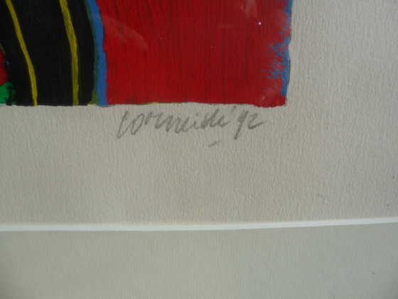 Image 1 of Corneille, Screenprint, Title, Oiseau Ne Du Paysage From 1992.