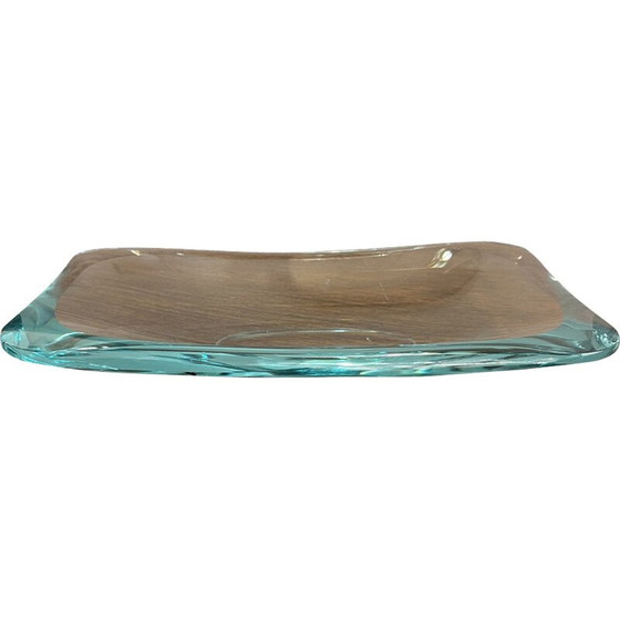 Image 1 of Vintage rectangular glass pocket for Fontana Arte, 1960