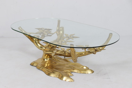 Image 1 of Hollywood Regency Bonsai Coffee Table by Willy Daro, Belgium, 1970s