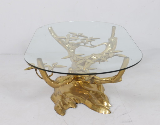 Hollywood Regency Bonsai Coffee Table by Willy Daro, Belgium, 1970s