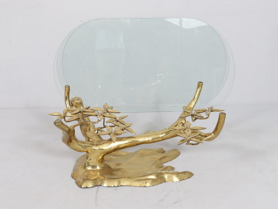 Image 1 of Hollywood Regency Bonsai Coffee Table by Willy Daro, Belgium, 1970s