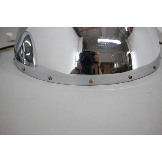 Image 1 of Coppia di lampade da parete cromate vintage Bauhaus, Cecoslovacchia 1930