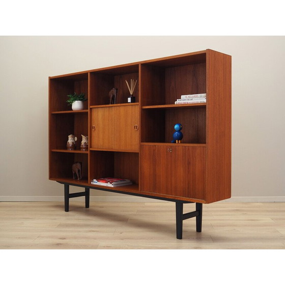 Image 1 of Teak bookcase, Danish design, 1970s, production: Denmark