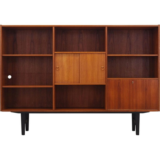 Teak bookcase, Danish design, 1970s, production: Denmark