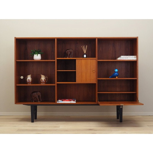 Teak bookcase, Danish design, 1970s, production: Denmark