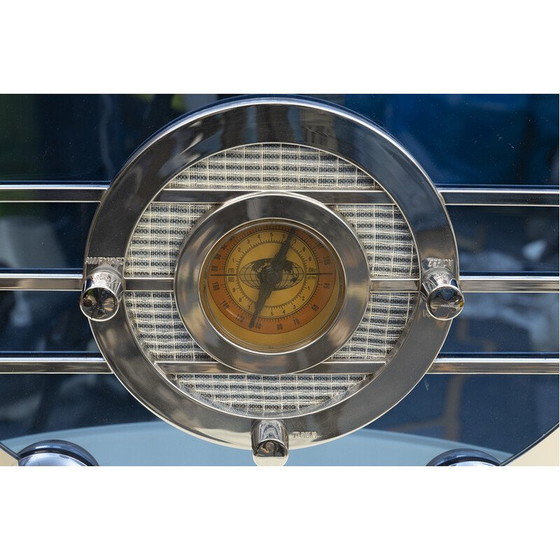 Image 1 of Vintage Sparton Bluebird 506 radio with cobalt blue mirror surface, 2000