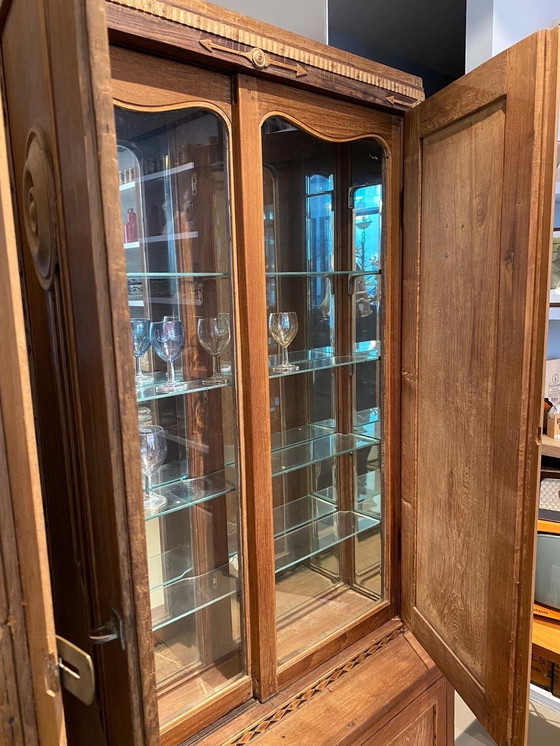 Image 1 of 2 Hungarian Art Deco Cabinets (Initially Used as Jewelry Display Cabinet. Art Deco Cabinets From Unknown Designer. Look Lic