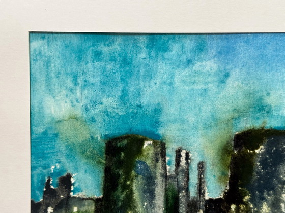 Image 1 of Eugene Eechaut (1928-2019) Paisaje en acuarela. 1970