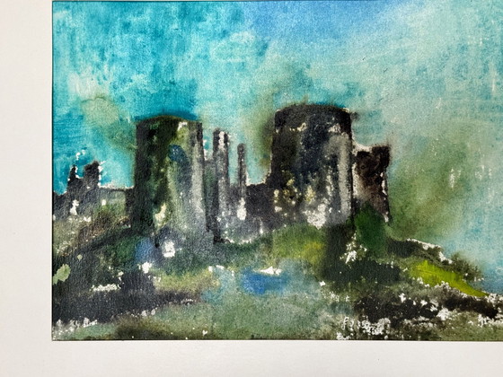 Image 1 of Eugene Eechaut (1928-2019) Paisaje en acuarela. 1970