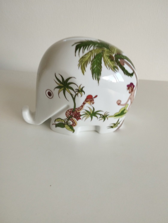 Image 1 of Colani elephant money box Drumbo Highest porcelain