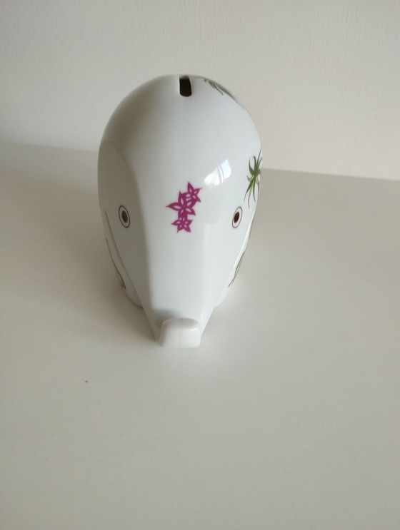 Image 1 of Colani elephant money box Drumbo Highest porcelain