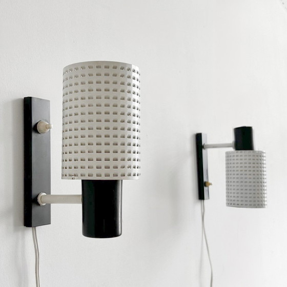 Image 1 of Set di lampade da parete vintage Fiesta H. Busquet per Hala Zeist anni '60