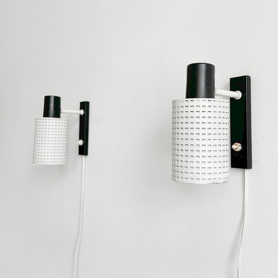 Image 1 of Set di lampade da parete vintage Fiesta H. Busquet per Hala Zeist anni '60